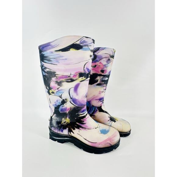 Waterproof Realtree Ranger Servus Womens Size 9 Pink Purple Camo Rain Boot - Picture 2 of 10